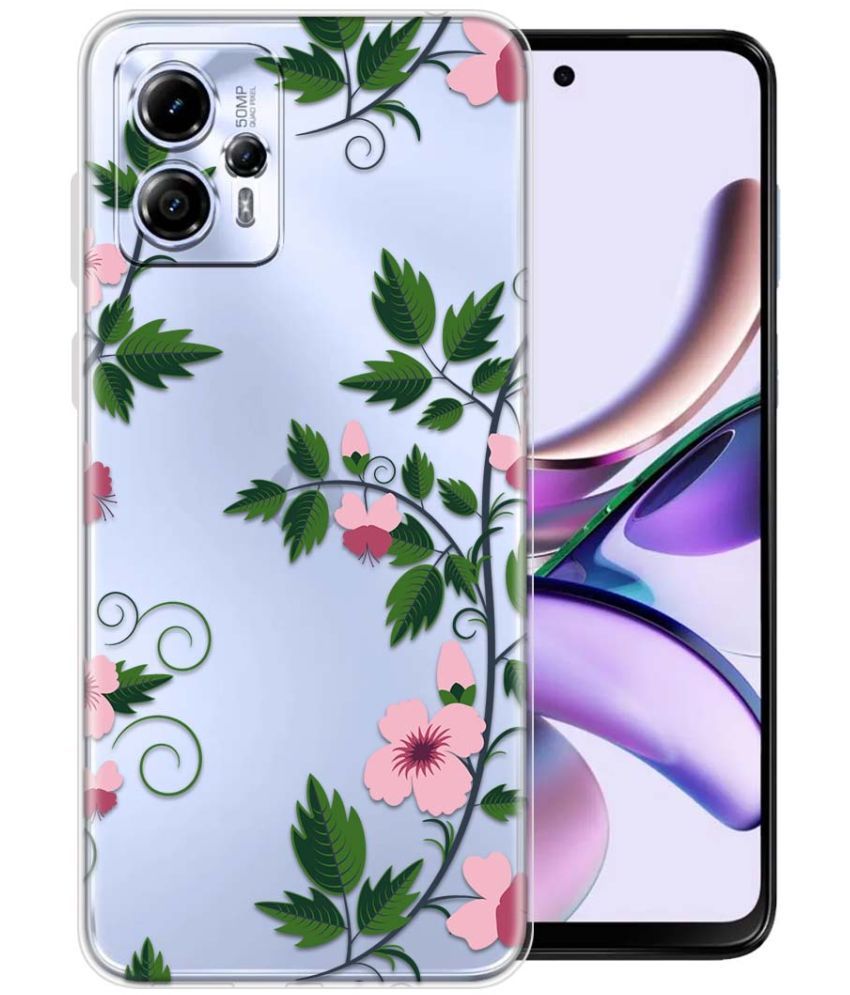     			Fashionury Multicolor Printed Back Cover Silicon Compatible For Moto G13 ( Pack of 1 )