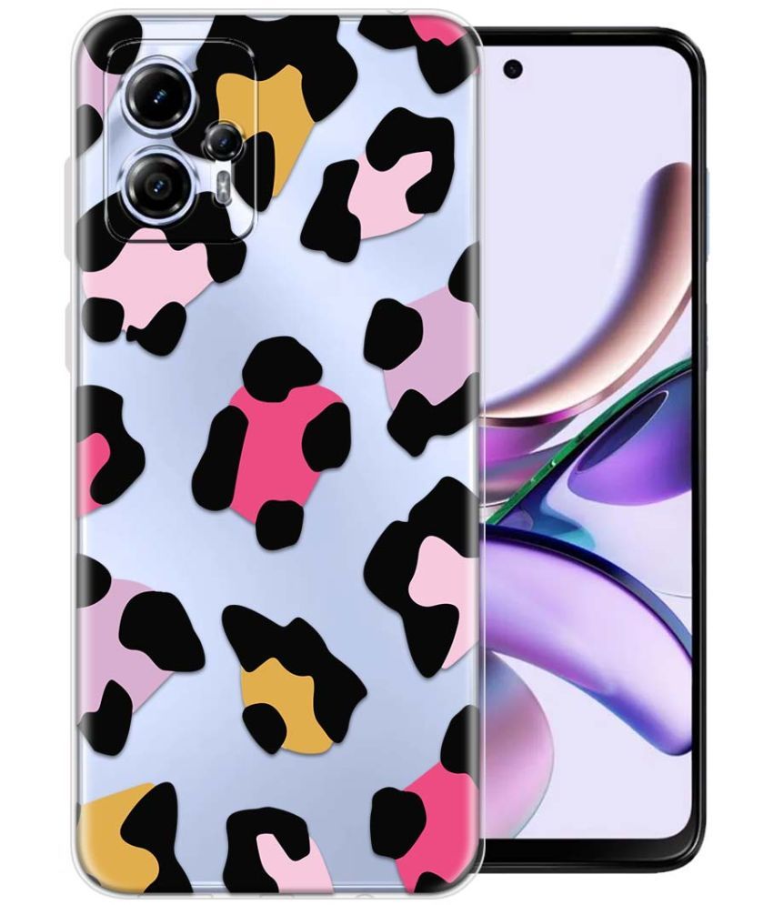     			Fashionury Multicolor Printed Back Cover Silicon Compatible For Moto G13 ( Pack of 1 )