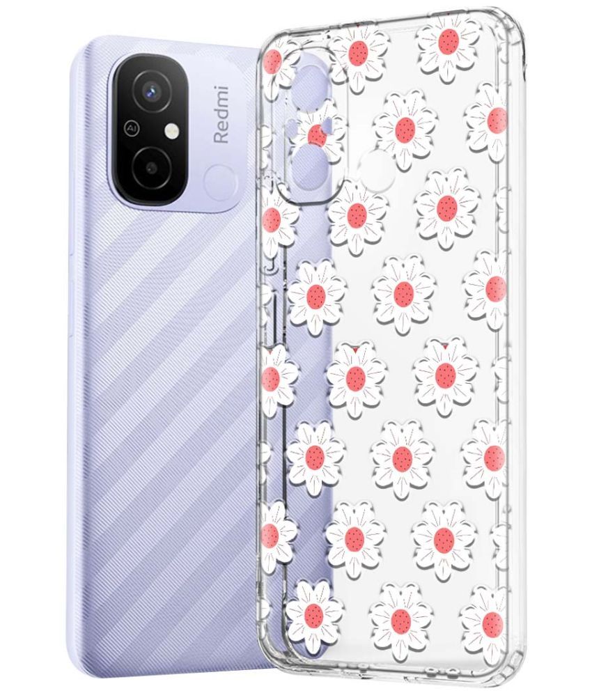     			Fashionury Multicolor Printed Back Cover Silicon Compatible For Redmi 12C ( Pack of 1 )