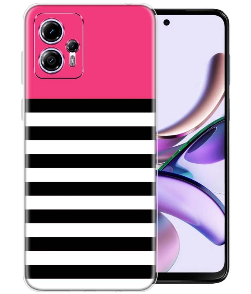     			Fashionury Multicolor Printed Back Cover Silicon Compatible For Moto G13 ( Pack of 1 )