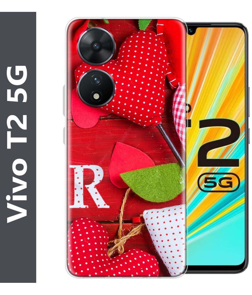     			Fashionury Multicolor Printed Back Cover Silicon Compatible For Vivo T2 5G ( Pack of 1 )