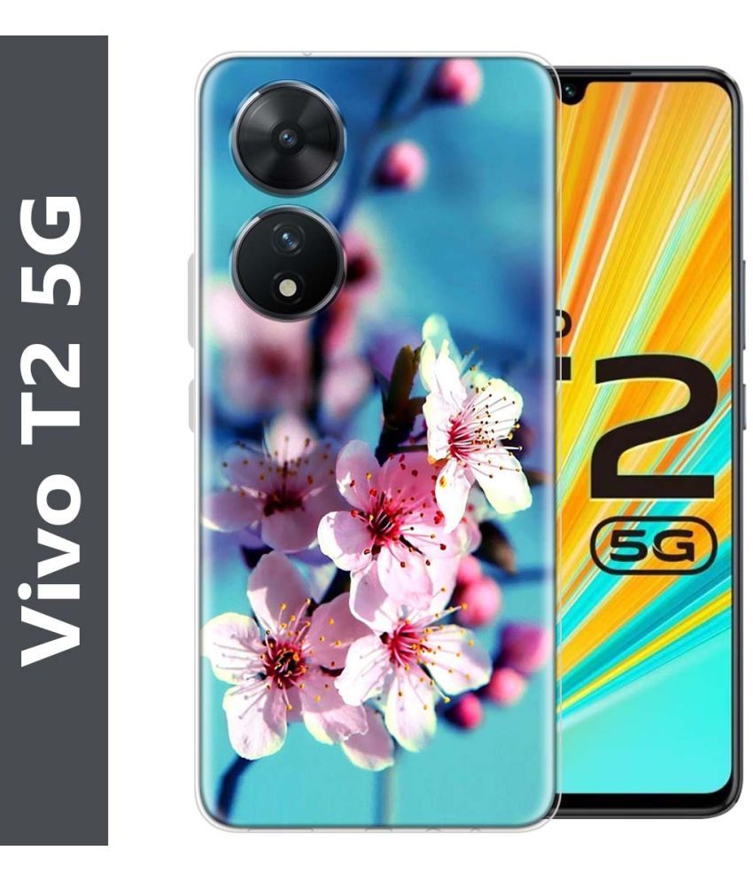     			Fashionury Multicolor Printed Back Cover Silicon Compatible For Vivo T2 5G ( Pack of 1 )