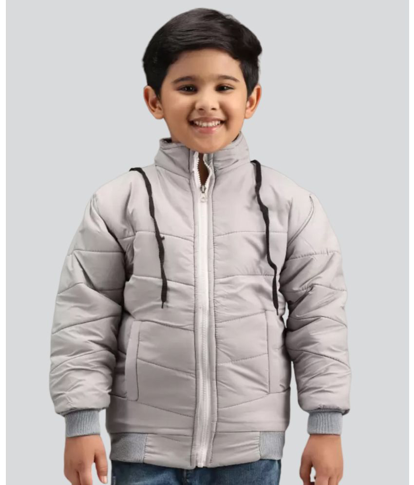     			PP Kurtis Gray Polyester Boys Puffer Jacket ( Pack of 1 )