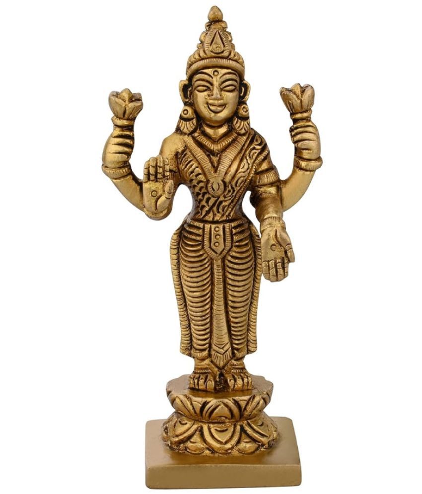    			Shreeyaash Brass Goddess Laxmi Idol ( 13 cm )