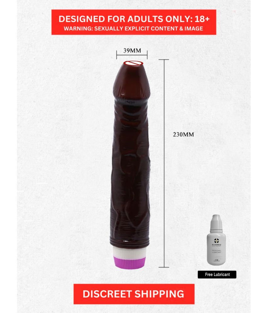     			Vibrating Dildo for girls- Realistic G Point Clit Stimulate Big Vibrating Dildo For Female with Free Kaamraj Lube