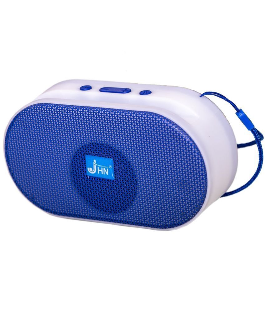     			jhn JHN-512 5 W Bluetooth Speaker Bluetooth v5.0 with USB,SD card Slot Playback Time 8 hrs Blue