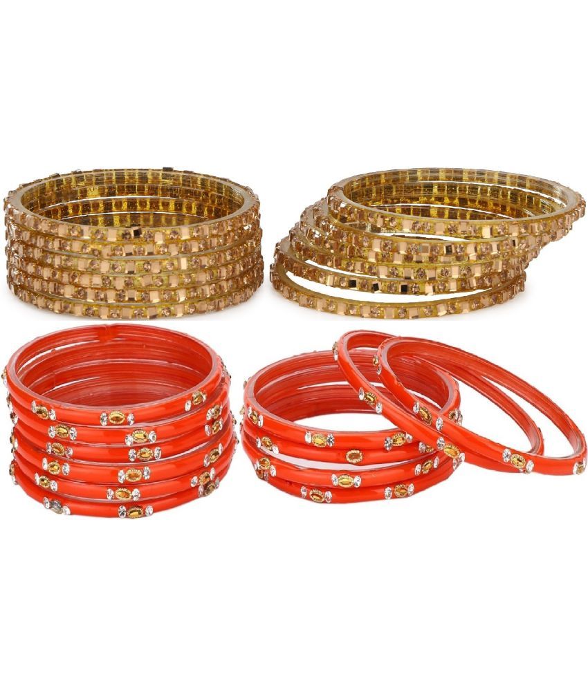     			Somil Multicolor Bangle Set ( Pack of 24 )