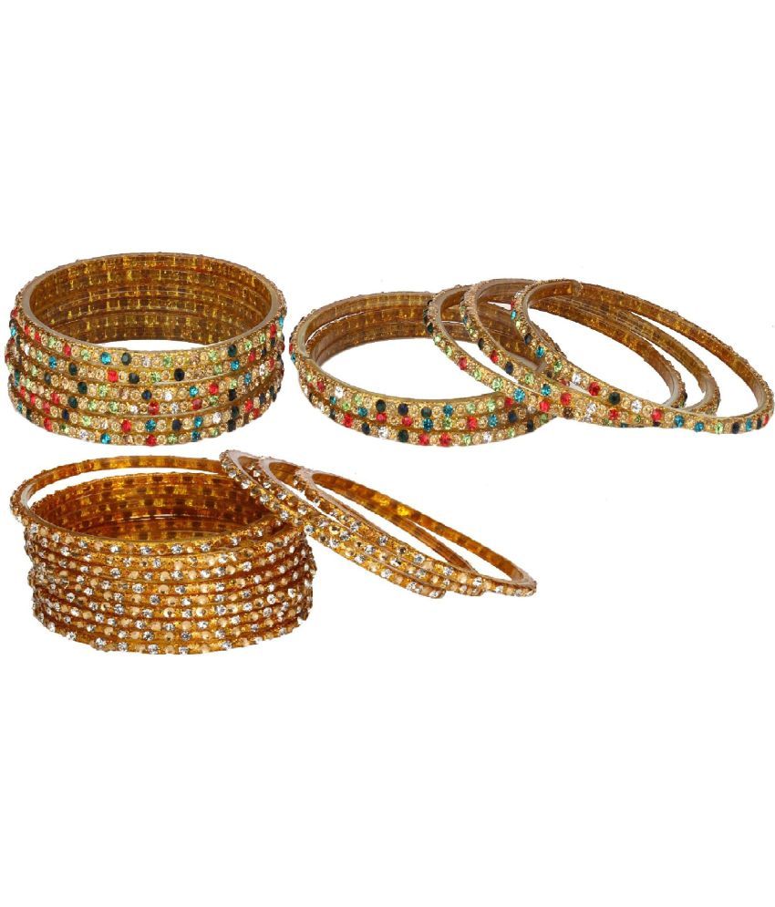     			Somil Multicolor Bangle Set ( Pack of 24 )