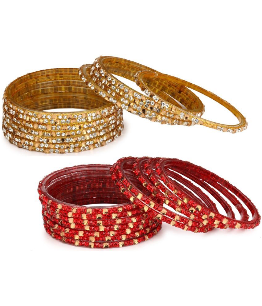     			Somil Multicolor Bangle Set ( Pack of 24 )