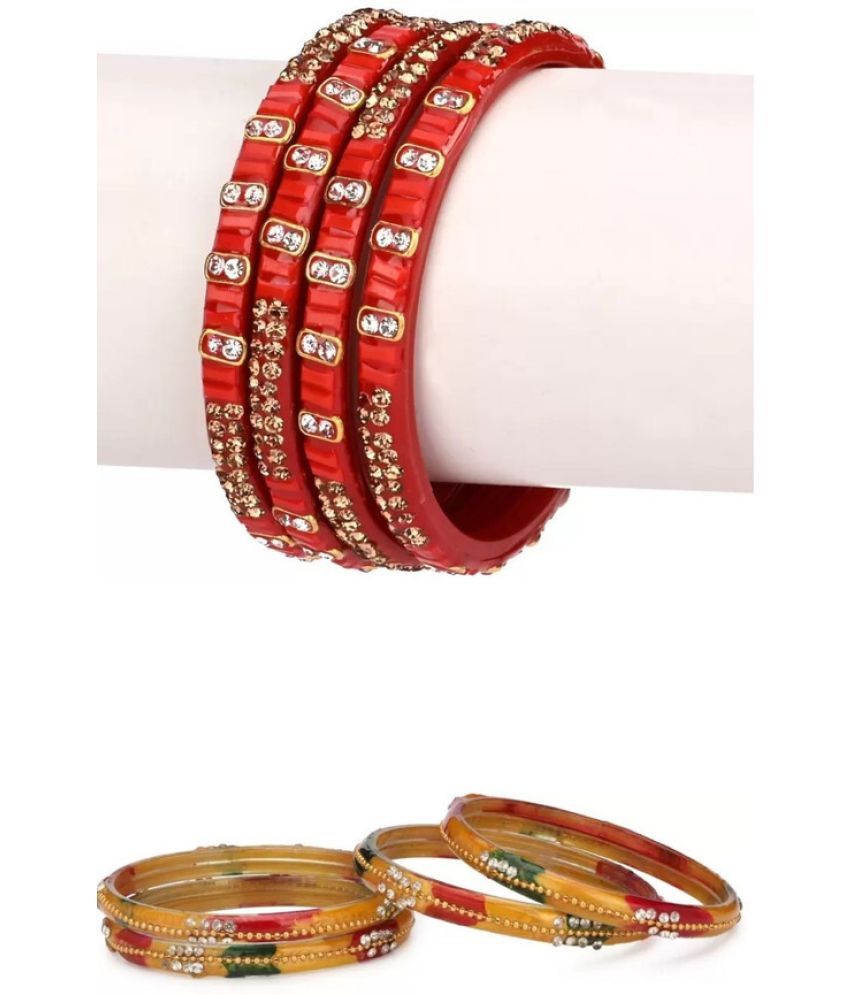     			Somil RED Kada ( Pack of 8 )