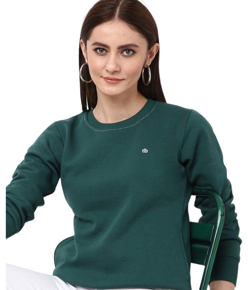     			TAB91 Fleece Women's Non Hooded Sweatshirt ( Green )