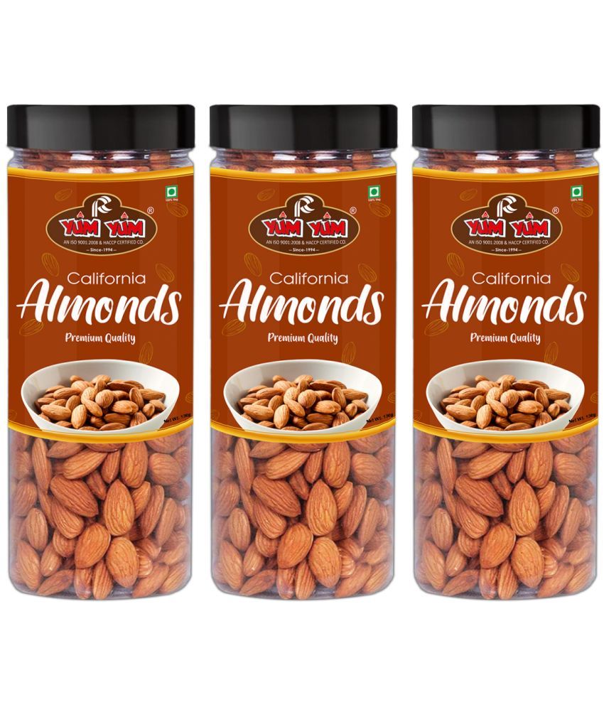     			YUM YUM Premium California Almond Badam 600g (Pack of 4 -150g Each) Almonds (4 x 150 g)