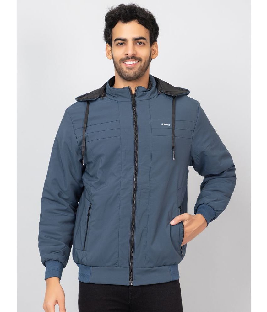     			xohy Cotton Blend Men's Puffer Jacket - Blue ( Pack of 1 )