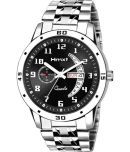 HMXT Silver Stainless Steel Analog Men's Watch