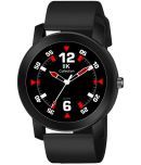 IIK COLLECTION Black Silicon Analog Men's Watch