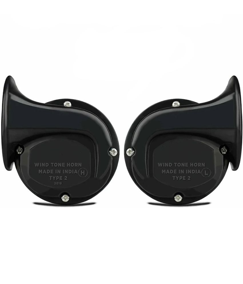     			APTFIT Horn For Cars & Two Wheelers - Set of 2 (High & Low Tone)