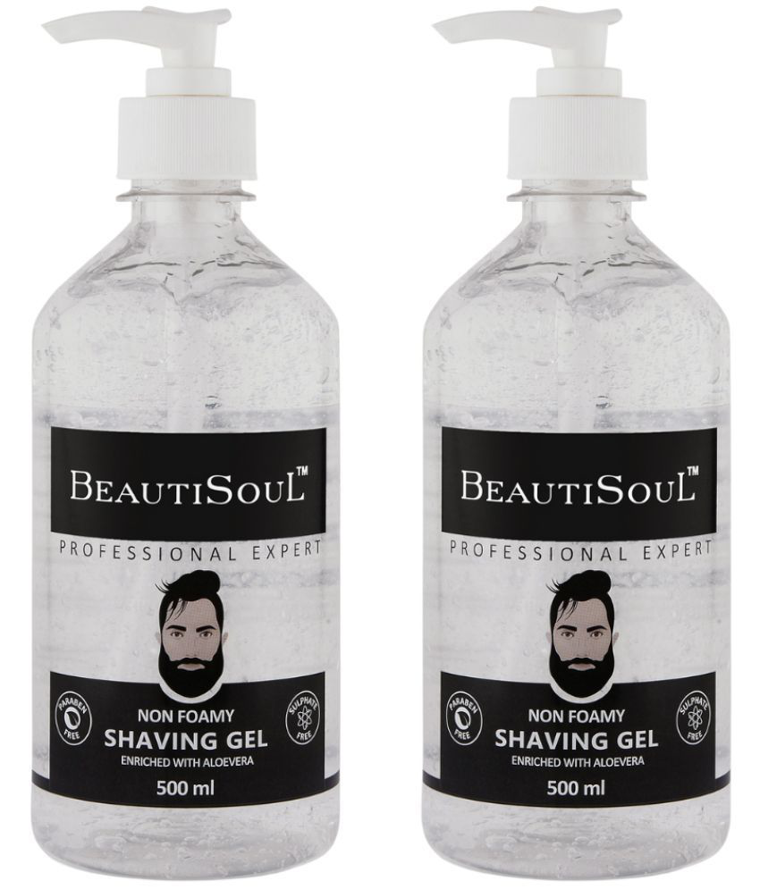     			Beautisoul Beautisoul Non Foamy Shaving Gel 1000 mL Pack of 2