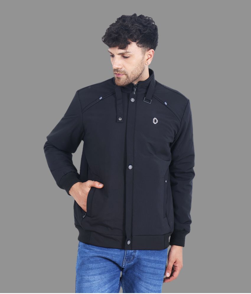     			Dollar Polyester Men's Casual Jacket - Black ( Pack of 1 )