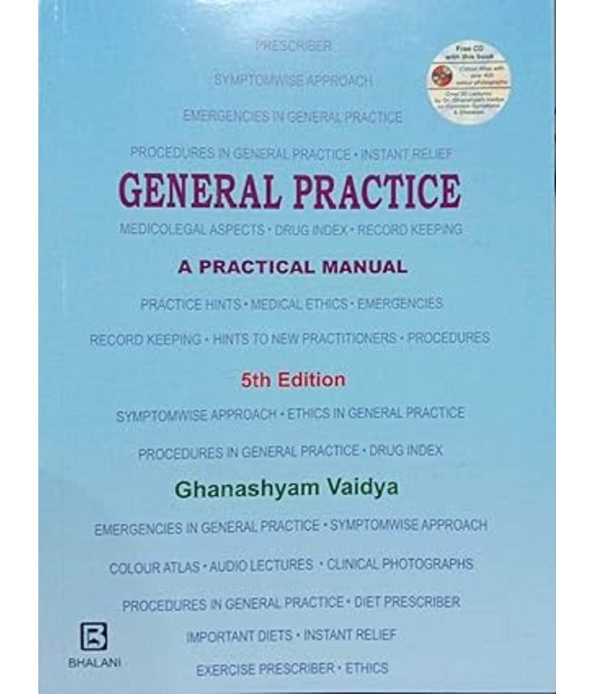     			General Practice: A Practical Manual, 5e, With CD (PB) Paperback – Big Book, 1 January 2019