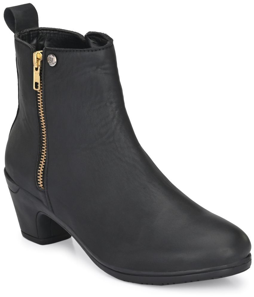     			El Paso Black Women's Ankle Length Boots