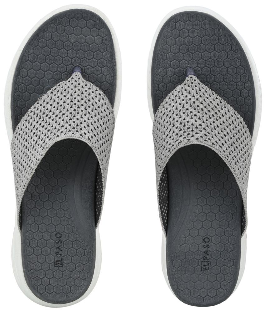     			El Paso Light Grey Women's Slipper