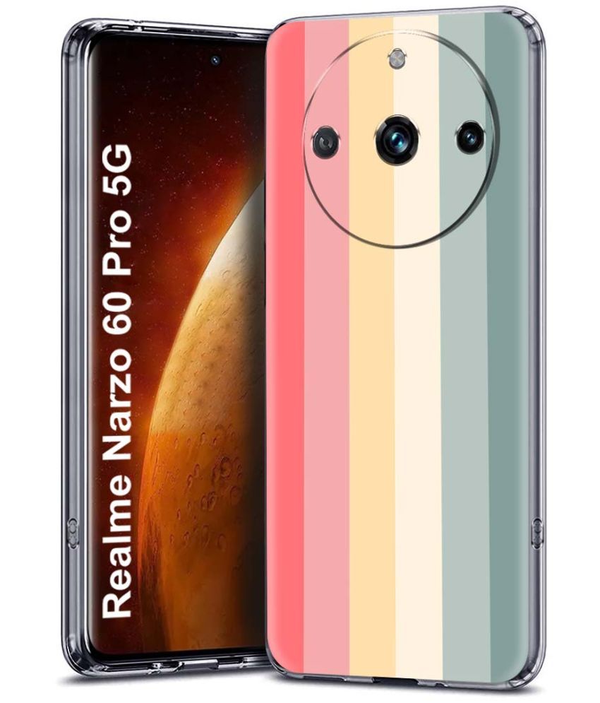     			Fashionury Multicolor Printed Back Cover Silicon Compatible For Realme narzo 60 pro ( Pack of 1 )