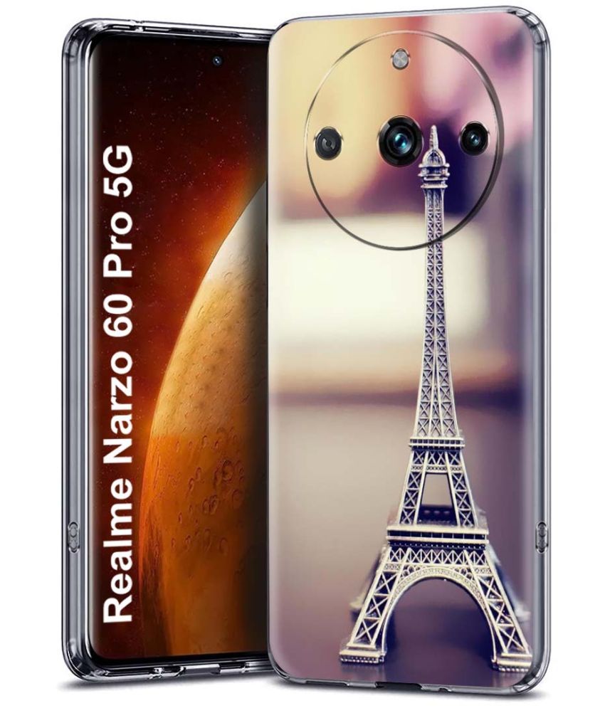     			Fashionury Multicolor Printed Back Cover Silicon Compatible For Realme narzo 60 pro ( Pack of 1 )