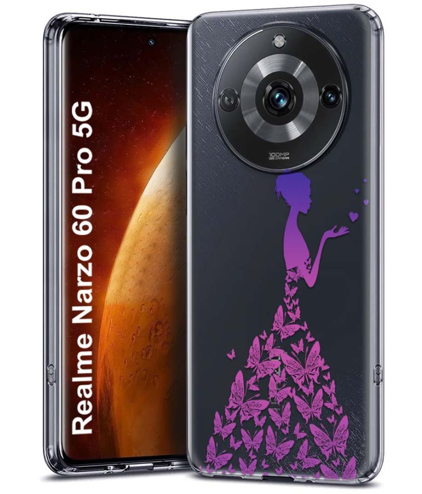     			Fashionury Multicolor Printed Back Cover Silicon Compatible For Realme narzo 60 pro ( Pack of 1 )