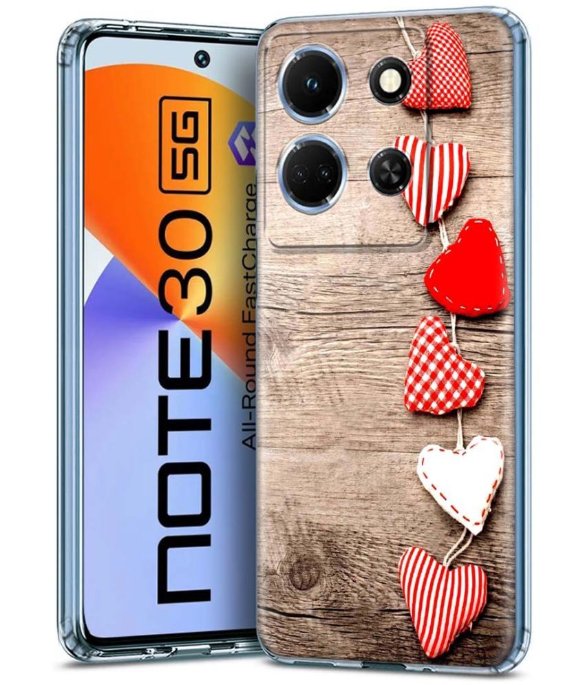     			Fashionury Multicolor Printed Back Cover Silicon Compatible For Infinix Note 30 5G ( Pack of 1 )