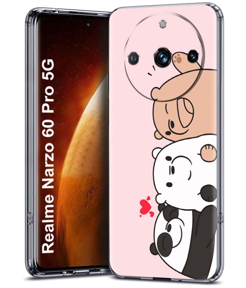     			Fashionury Multicolor Printed Back Cover Silicon Compatible For Realme narzo 60 pro ( Pack of 1 )