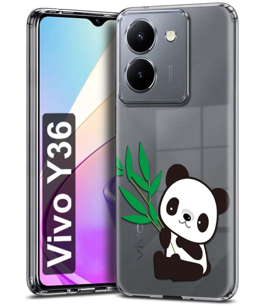     			Fashionury Multicolor Printed Back Cover Silicon Compatible For Vivo Y36 ( Pack of 1 )