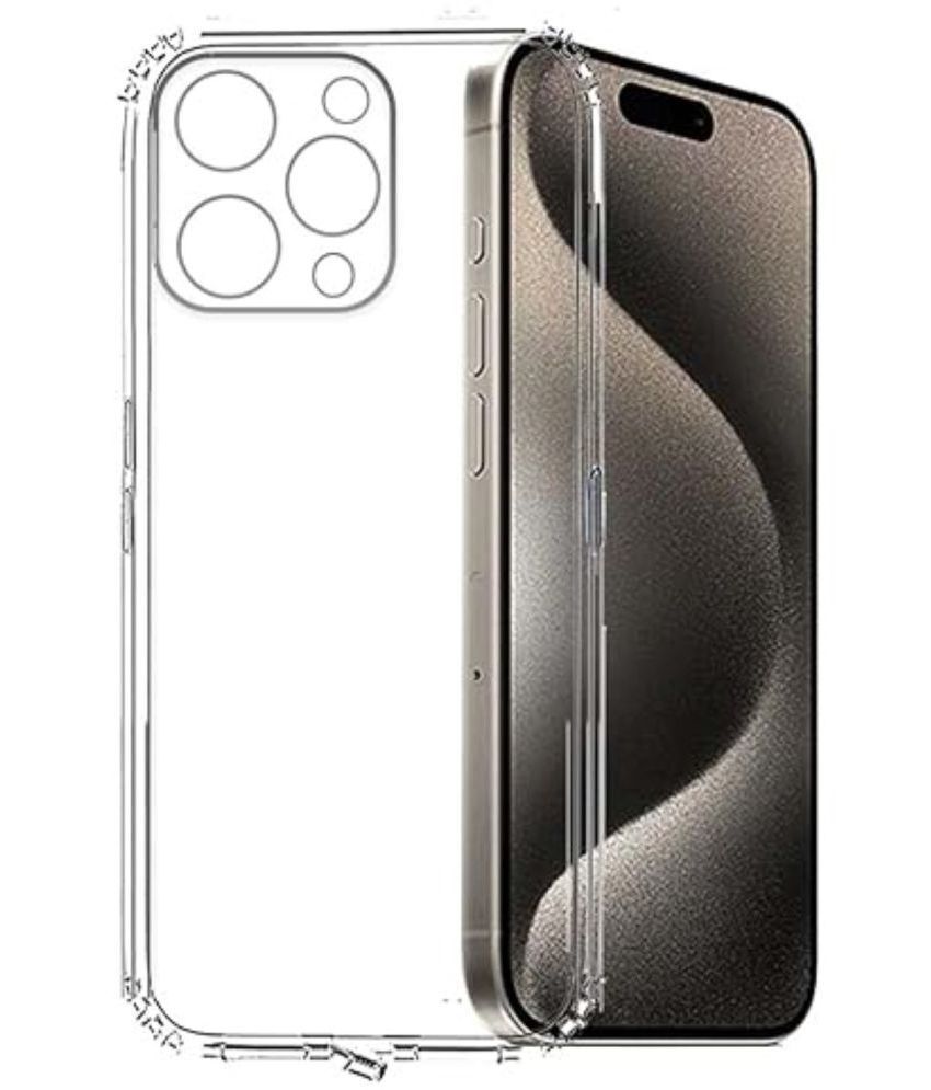     			Case Vault Covers Silicon Soft cases Compatible For Silicon iPhone 15 pro ( Pack of 1 )