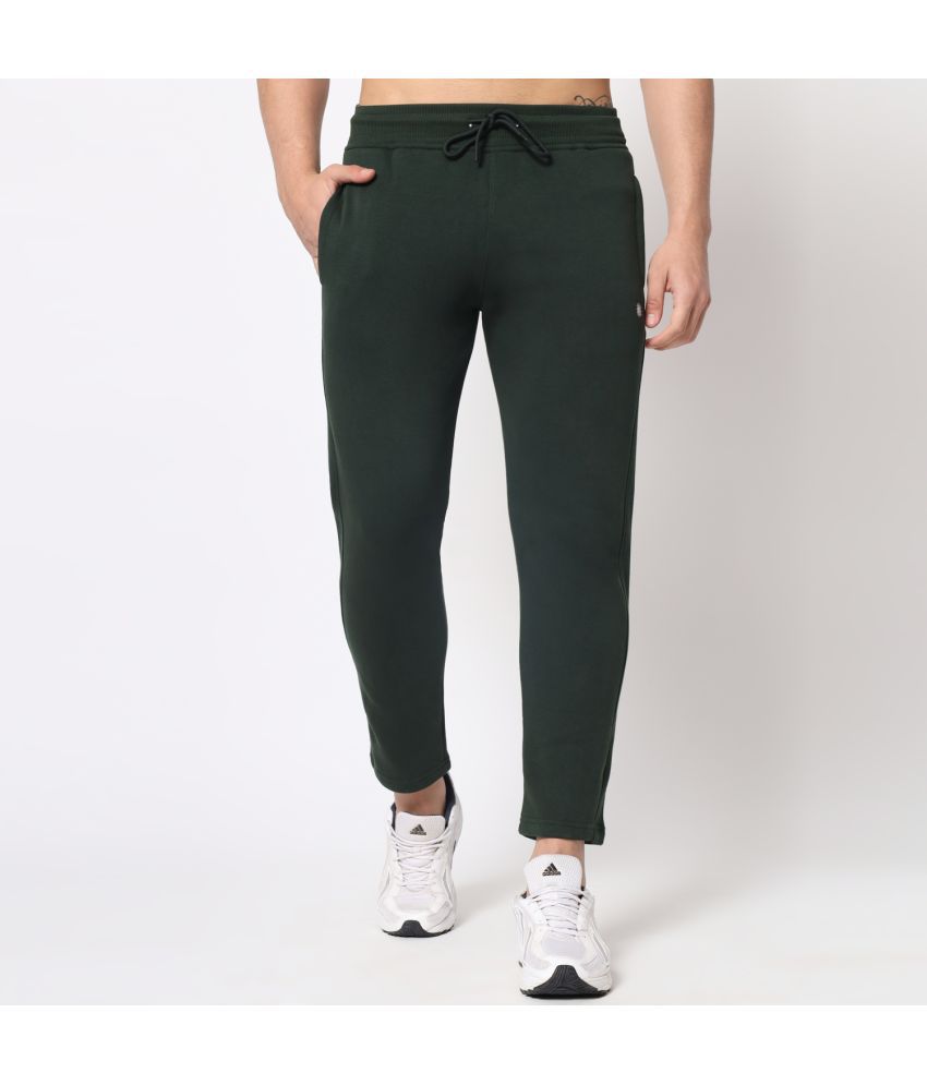     			TAB91 Olive Green Fleece Men's Trackpants ( Pack of 1 )