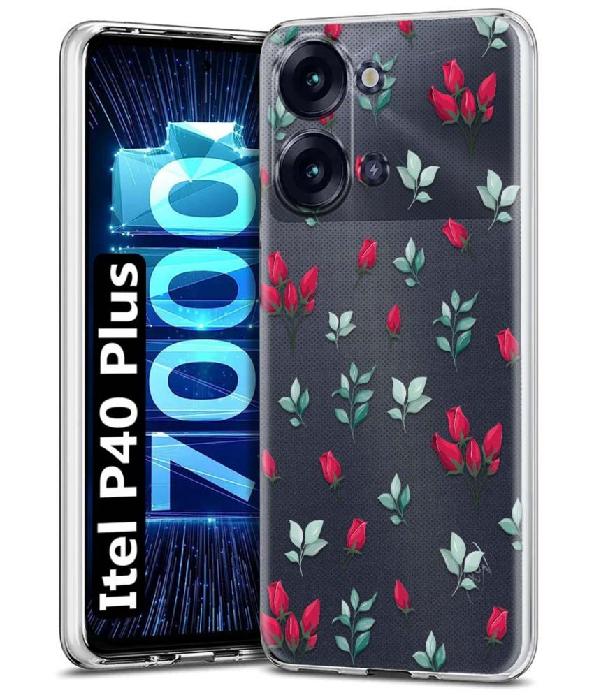     			Fashionury Multicolor Printed Back Cover Silicon Compatible For Itel P40 Plus ( Pack of 1 )