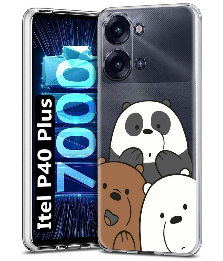     			Fashionury Multicolor Printed Back Cover Silicon Compatible For Itel P40 Plus ( Pack of 1 )