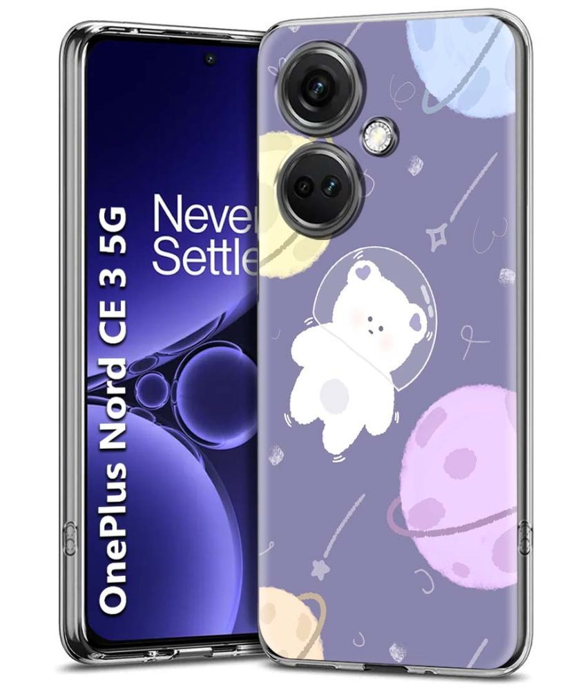     			Fashionury Multicolor Printed Back Cover Silicon Compatible For OnePlus Nord CE 3 5G ( Pack of 1 )