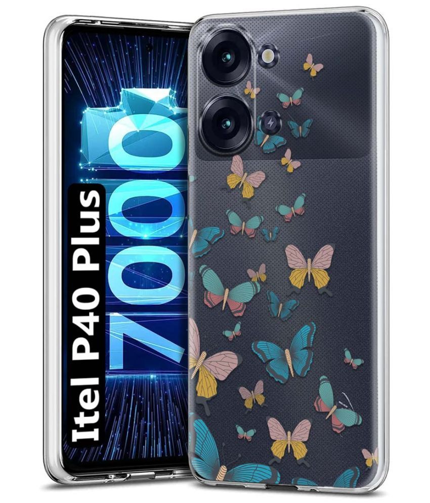     			Fashionury Multicolor Printed Back Cover Silicon Compatible For Itel P40 Plus ( Pack of 1 )