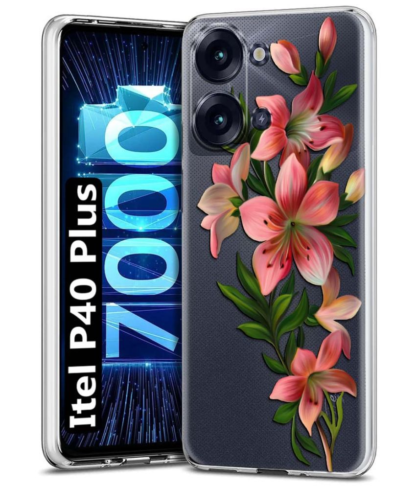     			Fashionury Multicolor Printed Back Cover Silicon Compatible For Itel P40 Plus ( Pack of 1 )