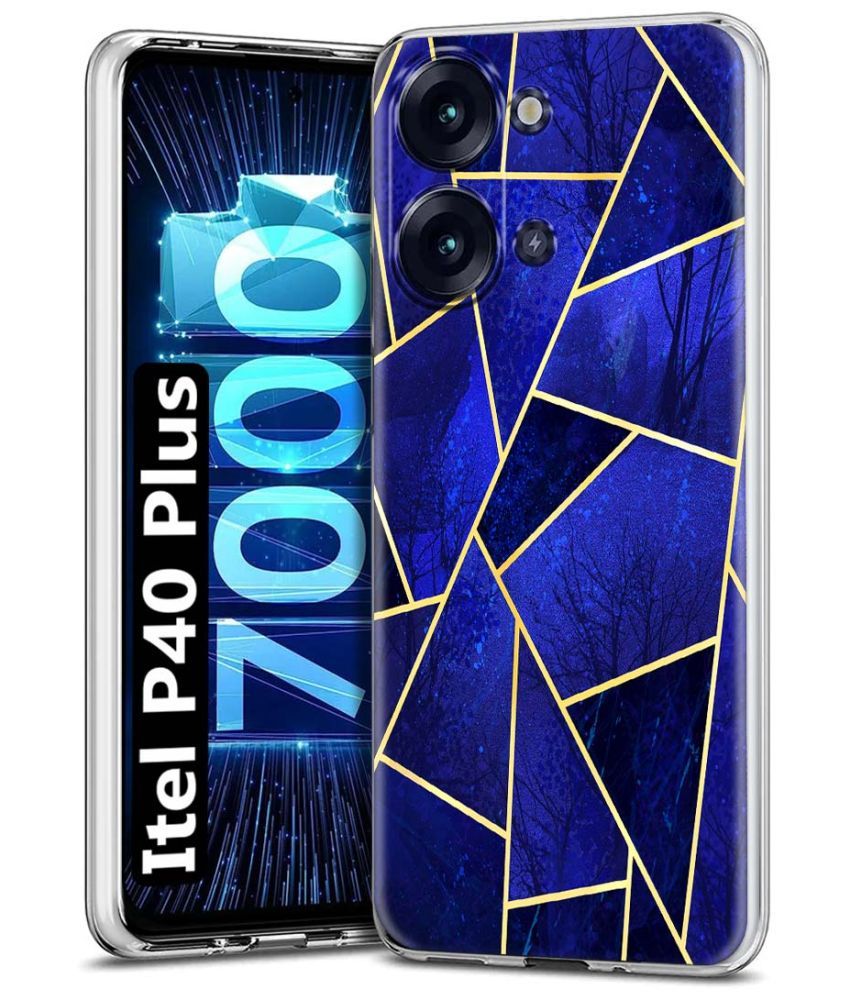     			Fashionury Multicolor Printed Back Cover Silicon Compatible For Itel P40 Plus ( Pack of 1 )