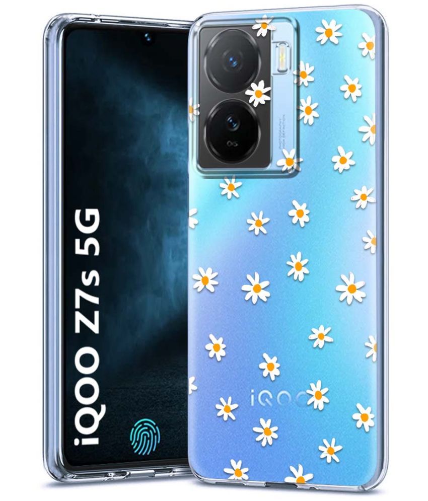     			Fashionury Multicolor Printed Back Cover Silicon Compatible For iQoo Z7s 5G ( Pack of 1 )