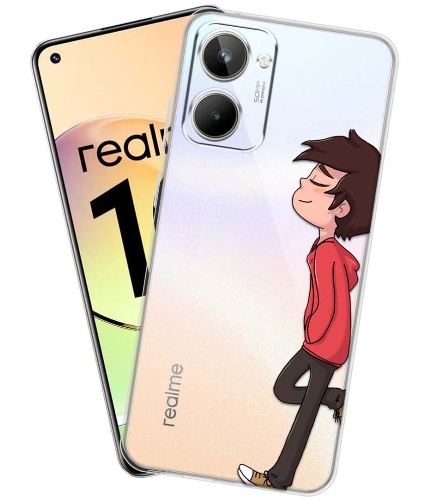     			Fashionury Multicolor Printed Back Cover Silicon Compatible For Realme 10 ( Pack of 1 )