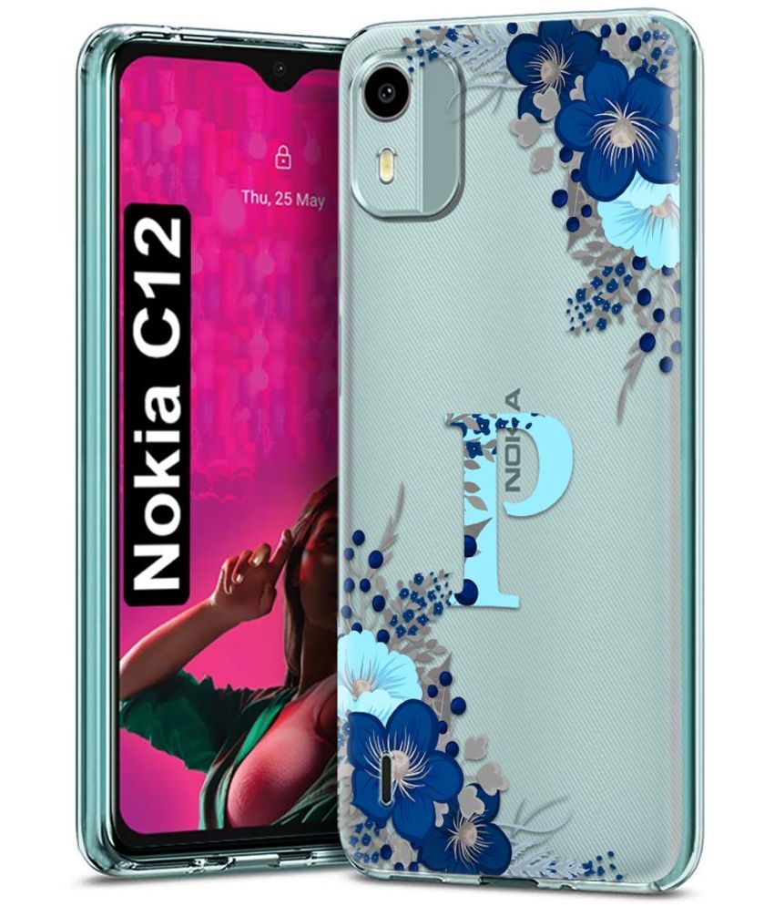     			Fashionury Multicolor Printed Back Cover Silicon Compatible For Nokia C12 ( Pack of 1 )