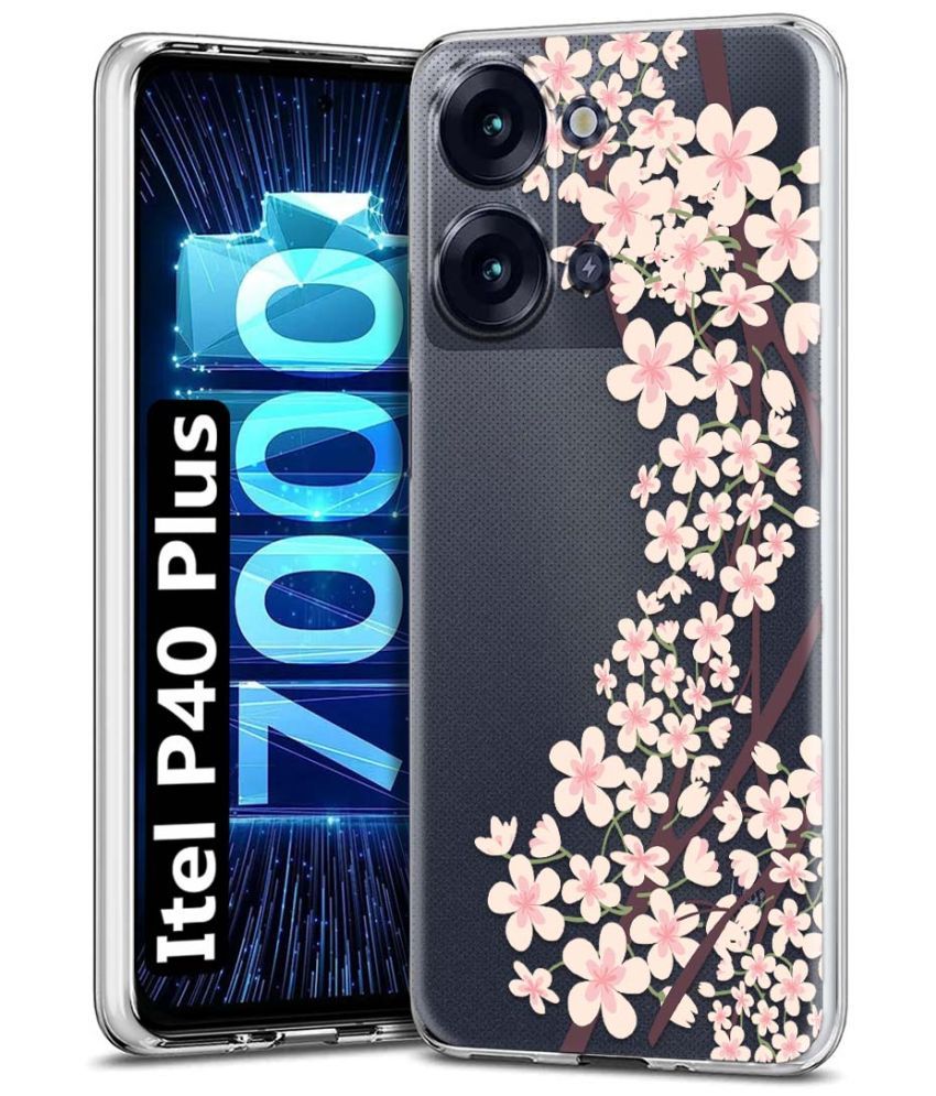     			Fashionury Multicolor Printed Back Cover Silicon Compatible For Itel P40 Plus ( Pack of 1 )