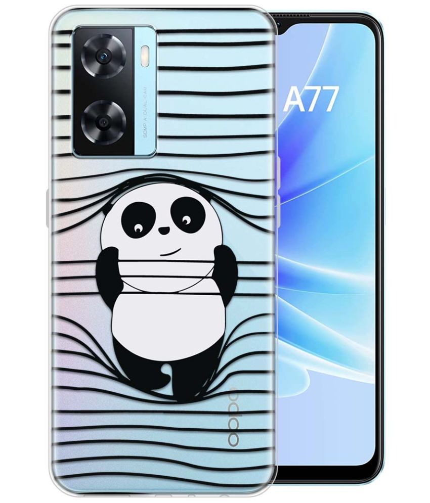     			Fashionury Multicolor Printed Back Cover Silicon Compatible For Oppo A77 ( Pack of 1 )