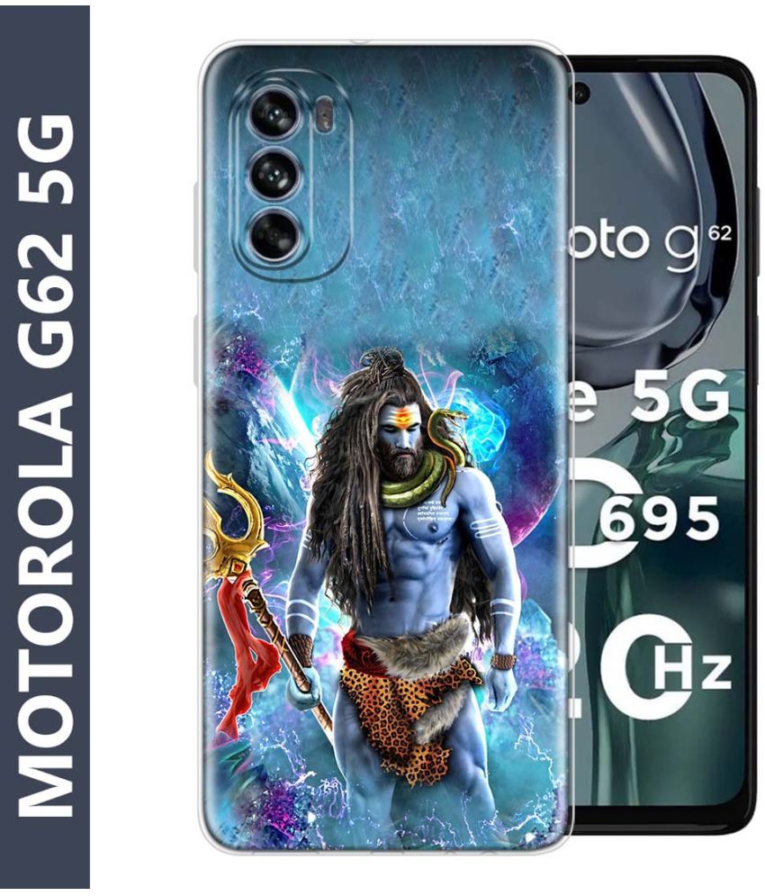     			Fashionury Multicolor Printed Back Cover Silicon Compatible For Motorola G62 5G ( Pack of 1 )