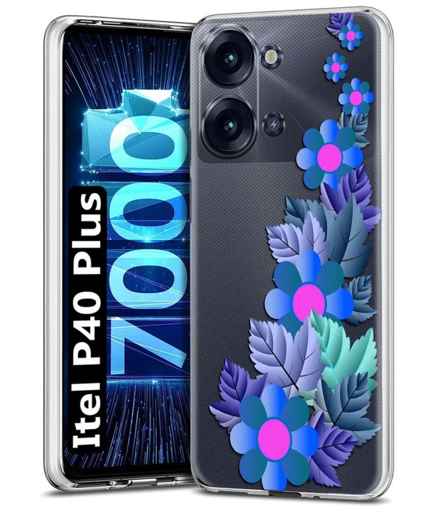     			Fashionury Multicolor Printed Back Cover Silicon Compatible For Itel P40 Plus ( Pack of 1 )