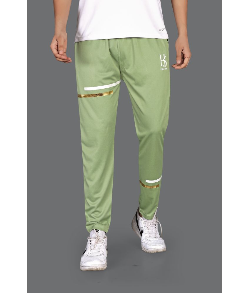     			Henzila Light Green Lycra Men's Trackpants ( Pack of 1 )