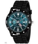 Reboot Black PU Analog Men's Watch