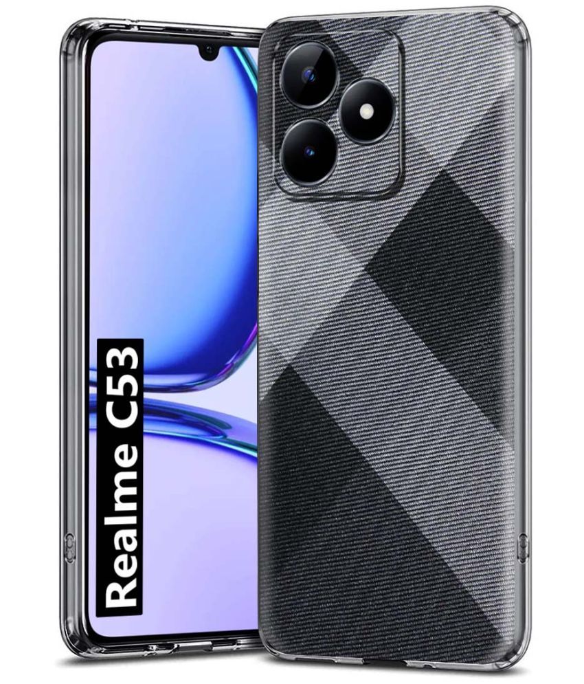     			Fashionury Multicolor Printed Back Cover Silicon Compatible For Realme C53 ( Pack of 1 )