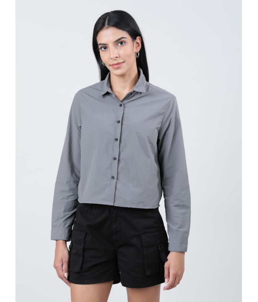     			Bene Kleed Grey Polyester Women's Shirt Style Top ( Pack of 1 )